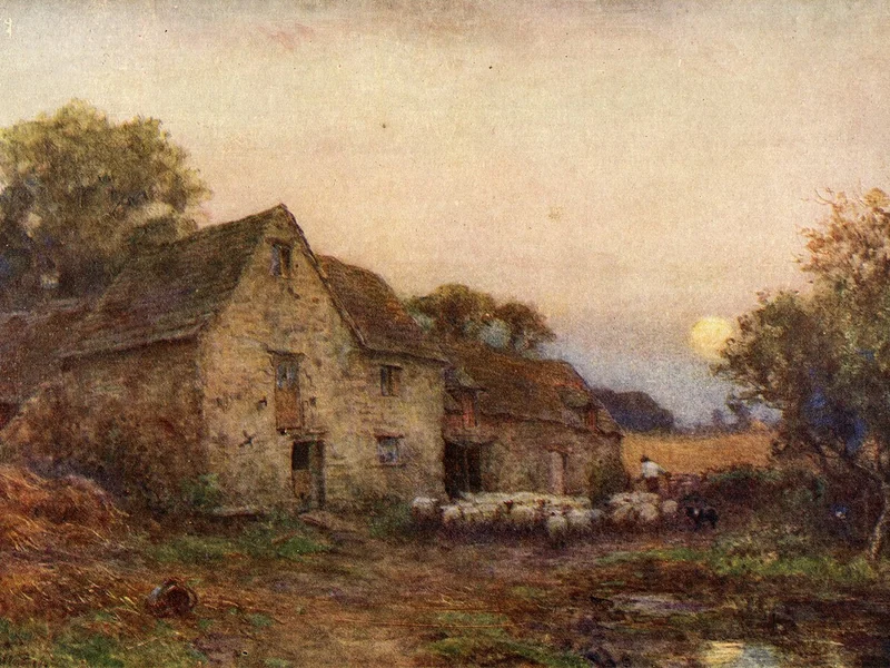 1850-Ernest Waterlow - La Luna di Miele